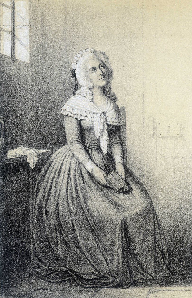 Mme Élisabeth dans « Galerie historique de la Révolution française » par Albert Maurin - French School
