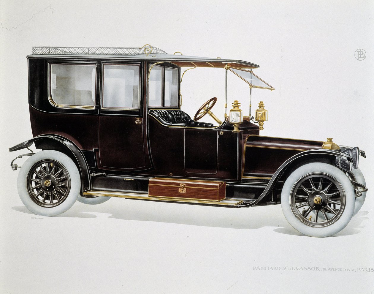 Modèle Limousine - dans "Les Établissements Panhard et Levassor" - French School