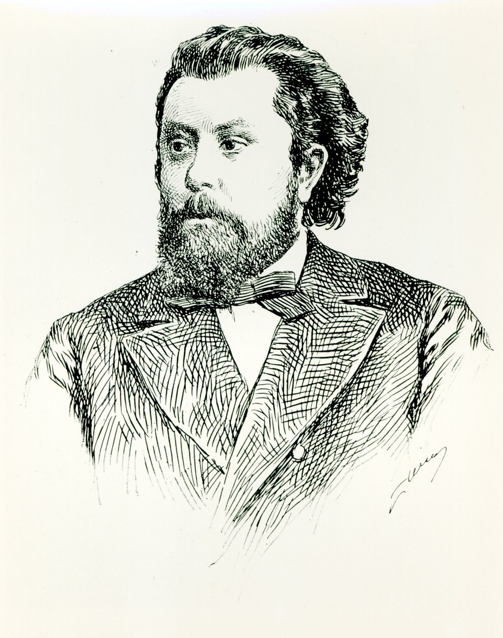 Modeste Petrovitch Moussorgski (1835-81), illustration extraite de L