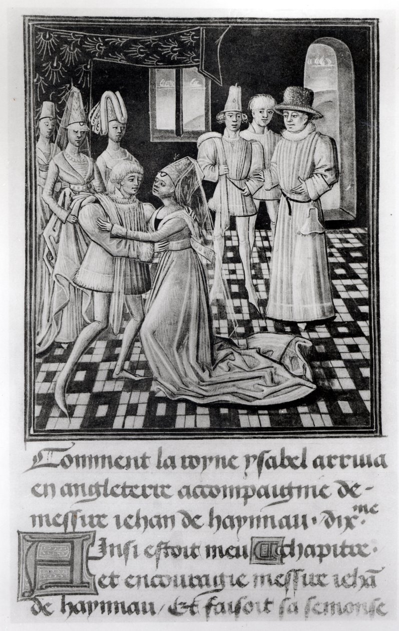 Ms. 1 fol. 6 v Isabelle de France, reine d