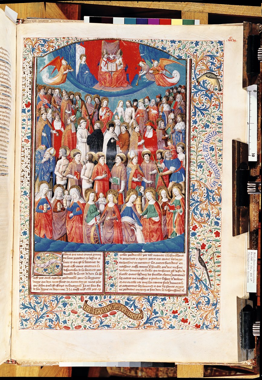 Ms 246 f.406r Paradis, de La Cité de Dieu de Saint Augustin d