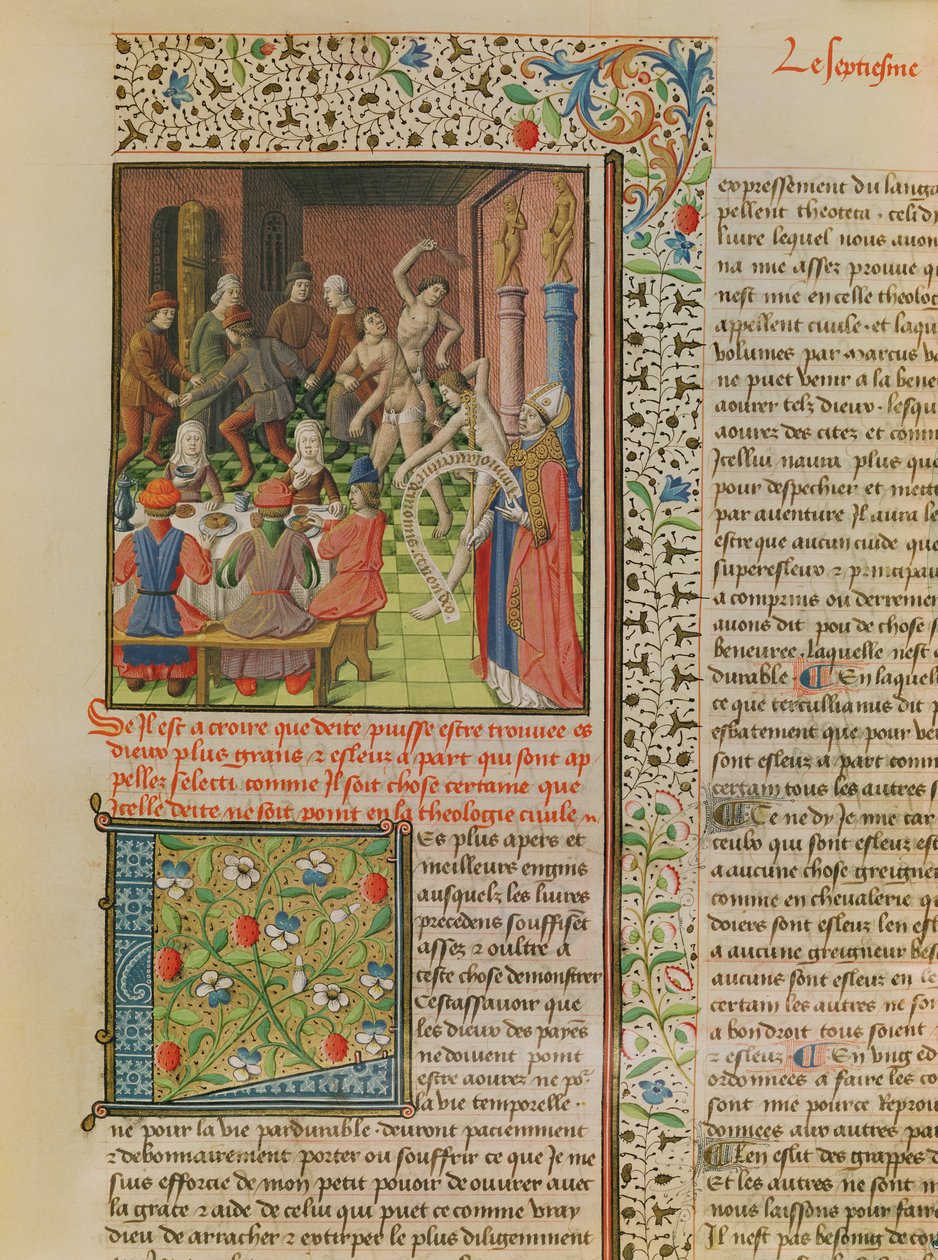 Ms 246 fol.151r Temporel et Terminal, de la traduction française de De Civitate Dei par Saint Augustin d