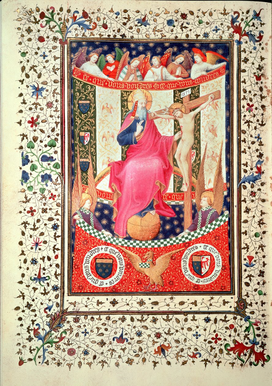 La Trinité, des Heures de Boucicaut, c.1410 - French School
