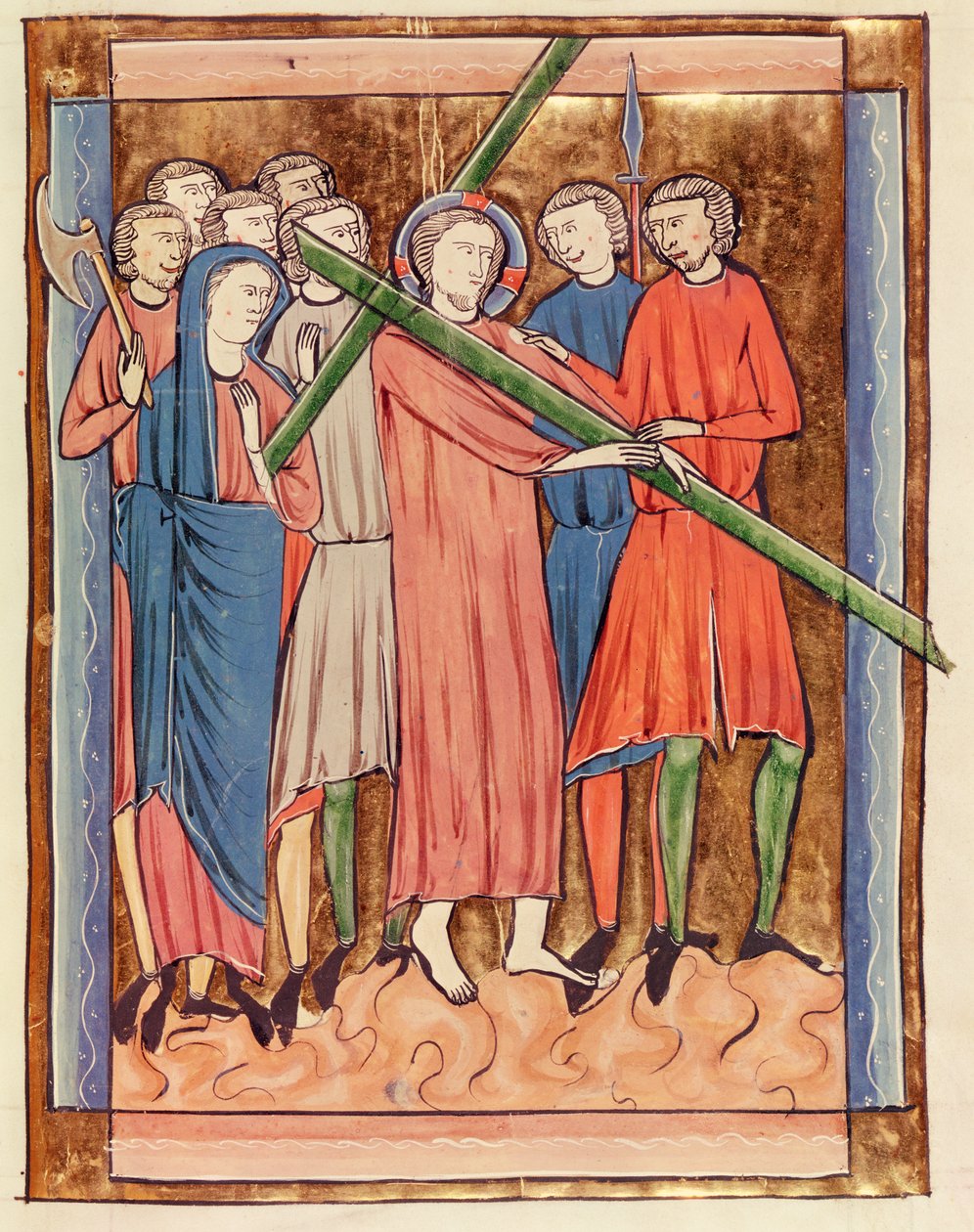 Le Christ portant la croix, du Psautier à l