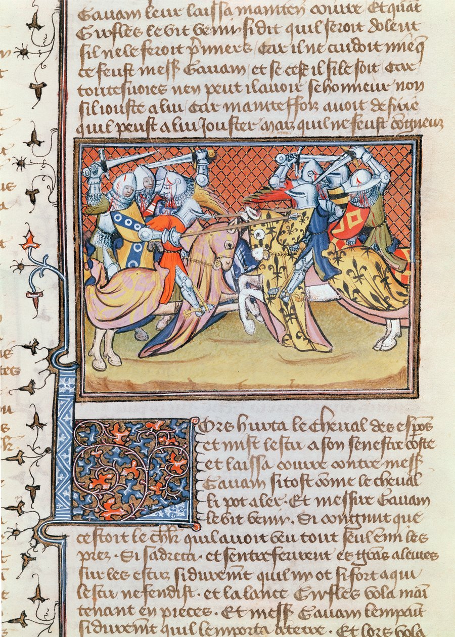 Ms 3479 t.1 fol.539 Quand les chevaux s