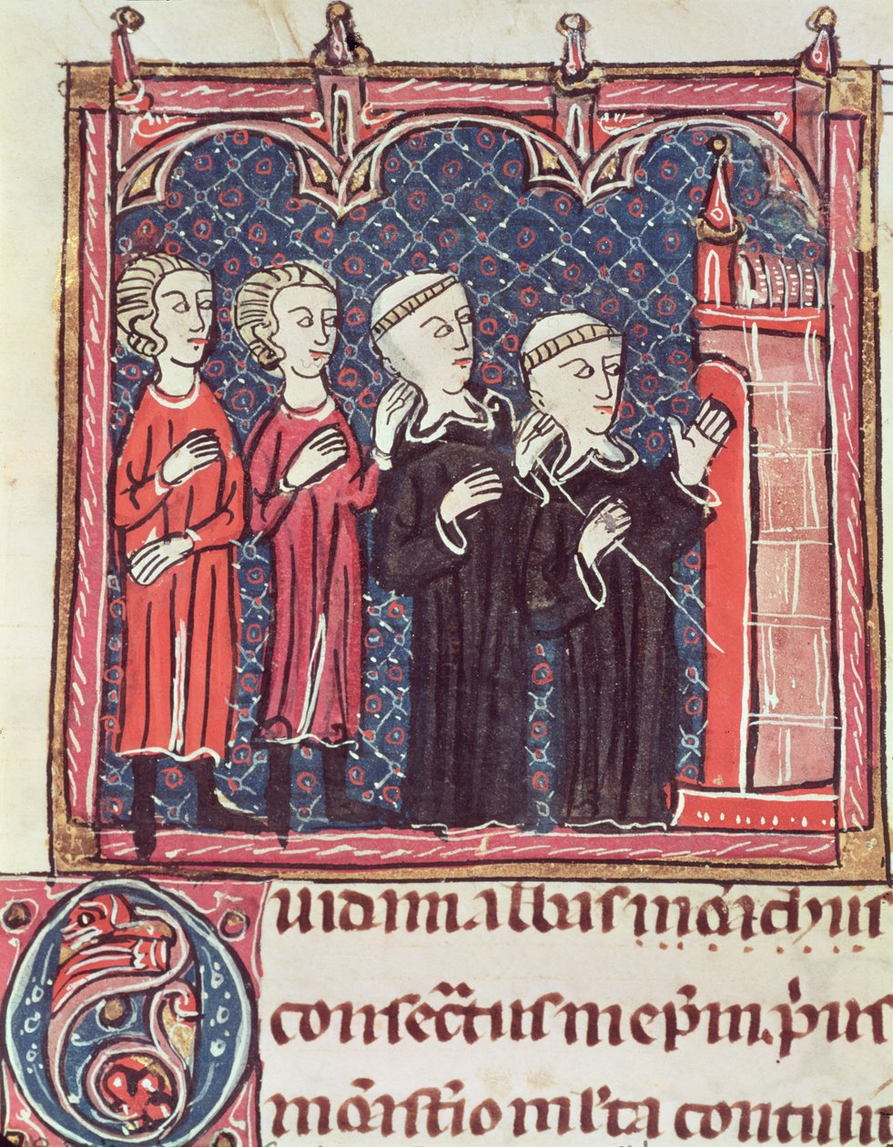 Ms 372 fol.47v La fondation d