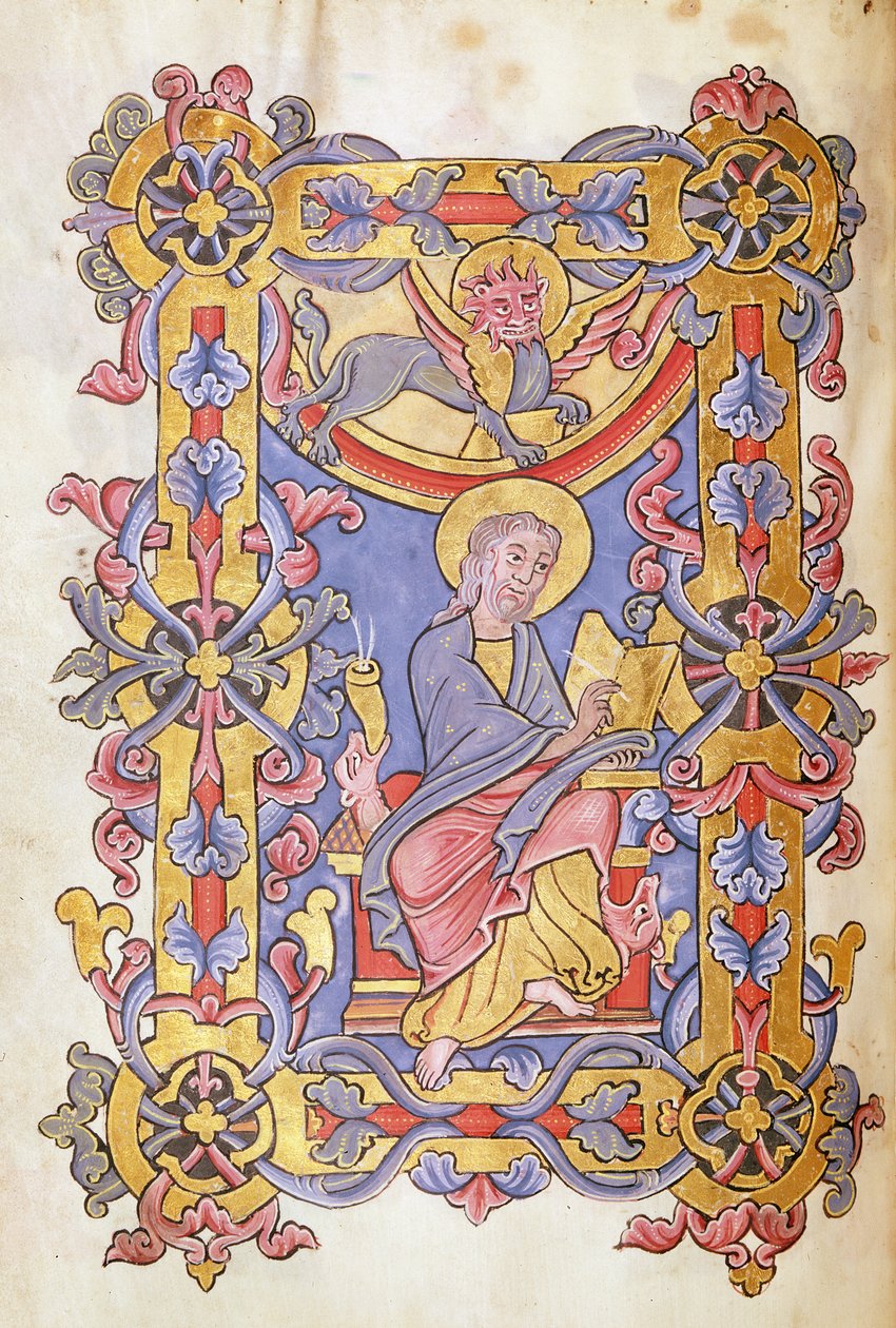 Ms 479 fol.53 St. Marc, des Évangiles de l