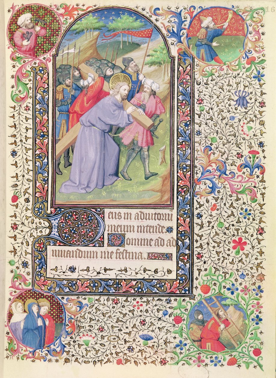 Ms 547 fol.16 Stations de la Croix, d