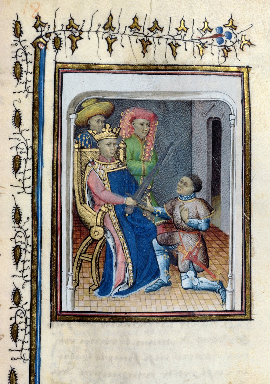 Ms 814 Charles V (1338-80) rend l