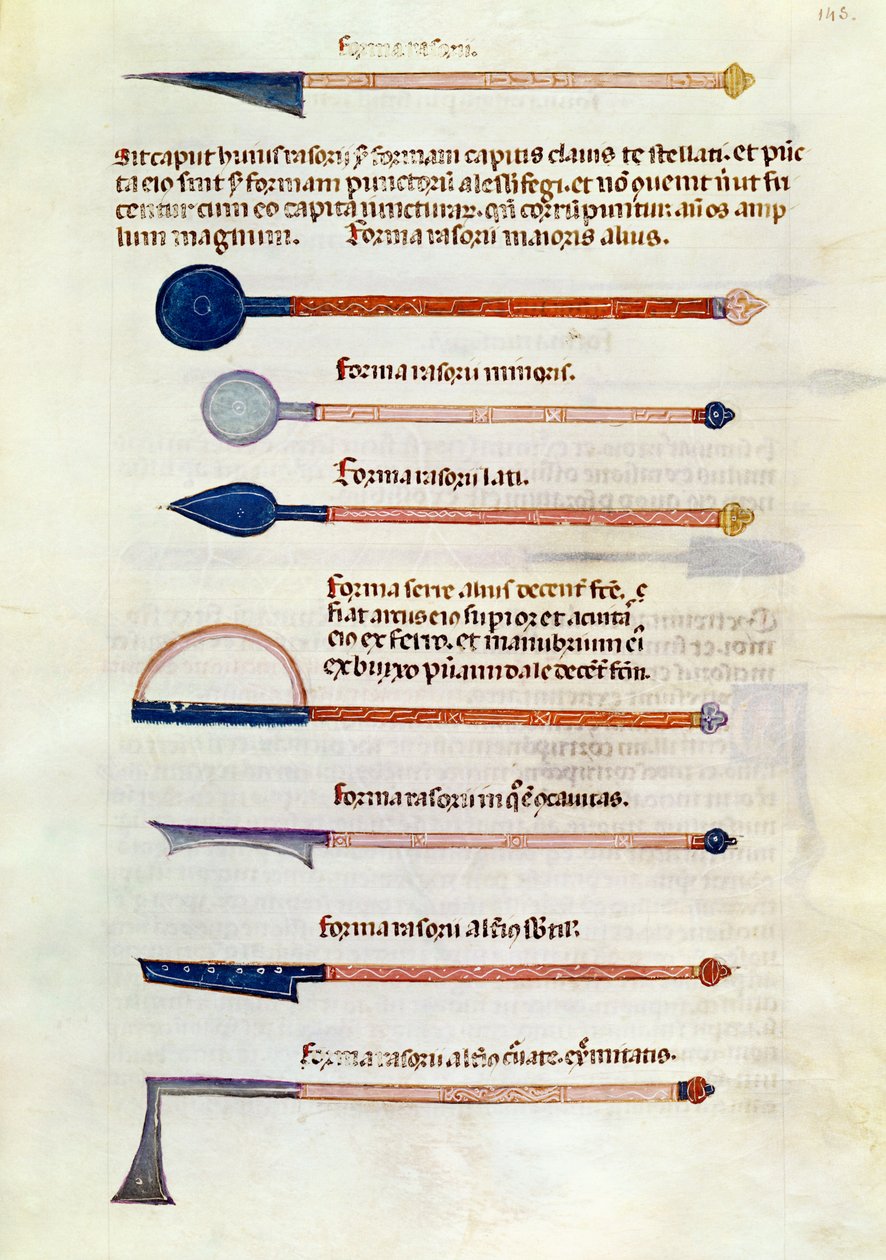 Ms 89 Ter fol.115 Instruments chirurgicaux d