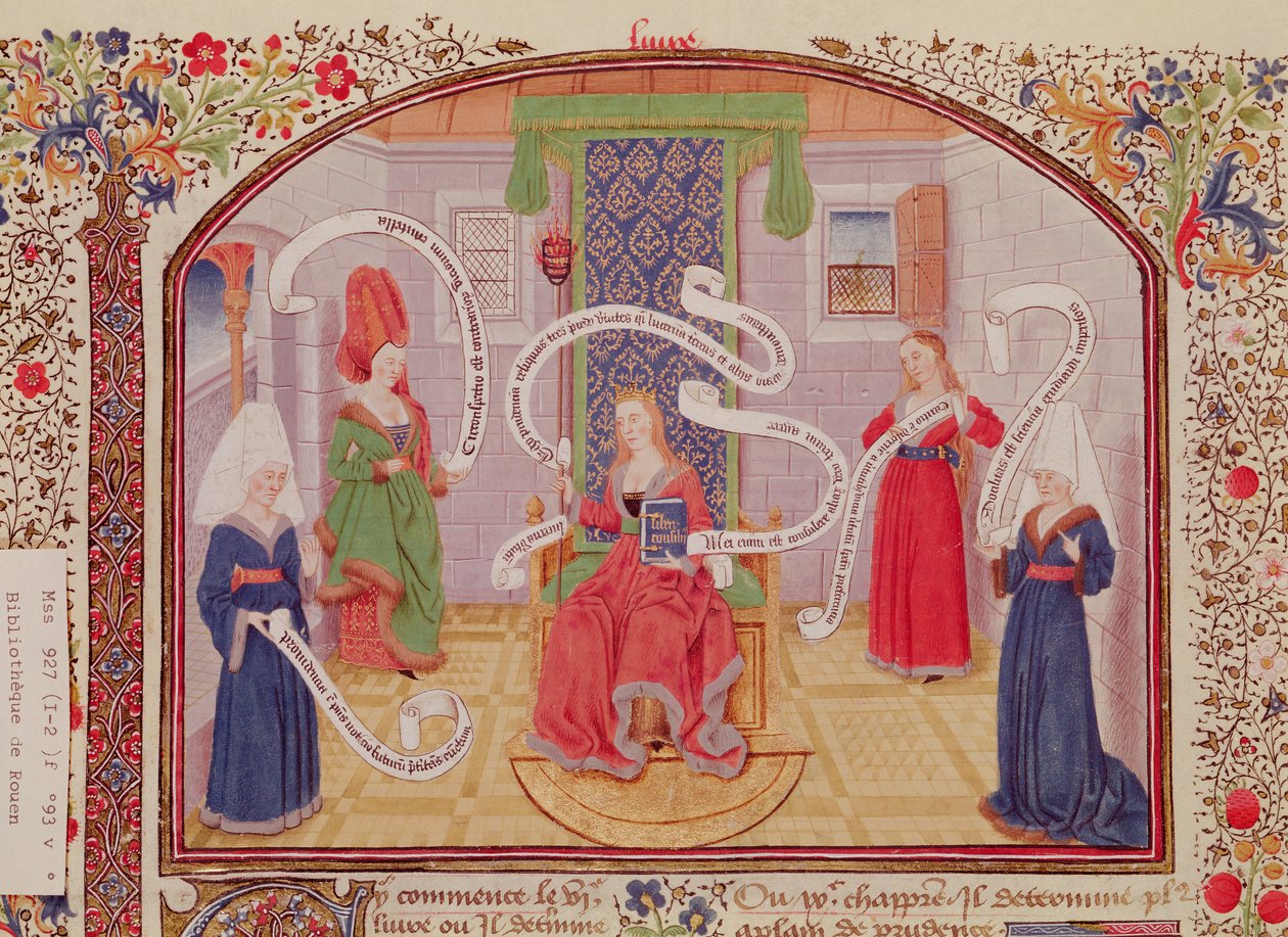 Ms 927 Fol.93v La Théorie des vertus intellectuelles, de l