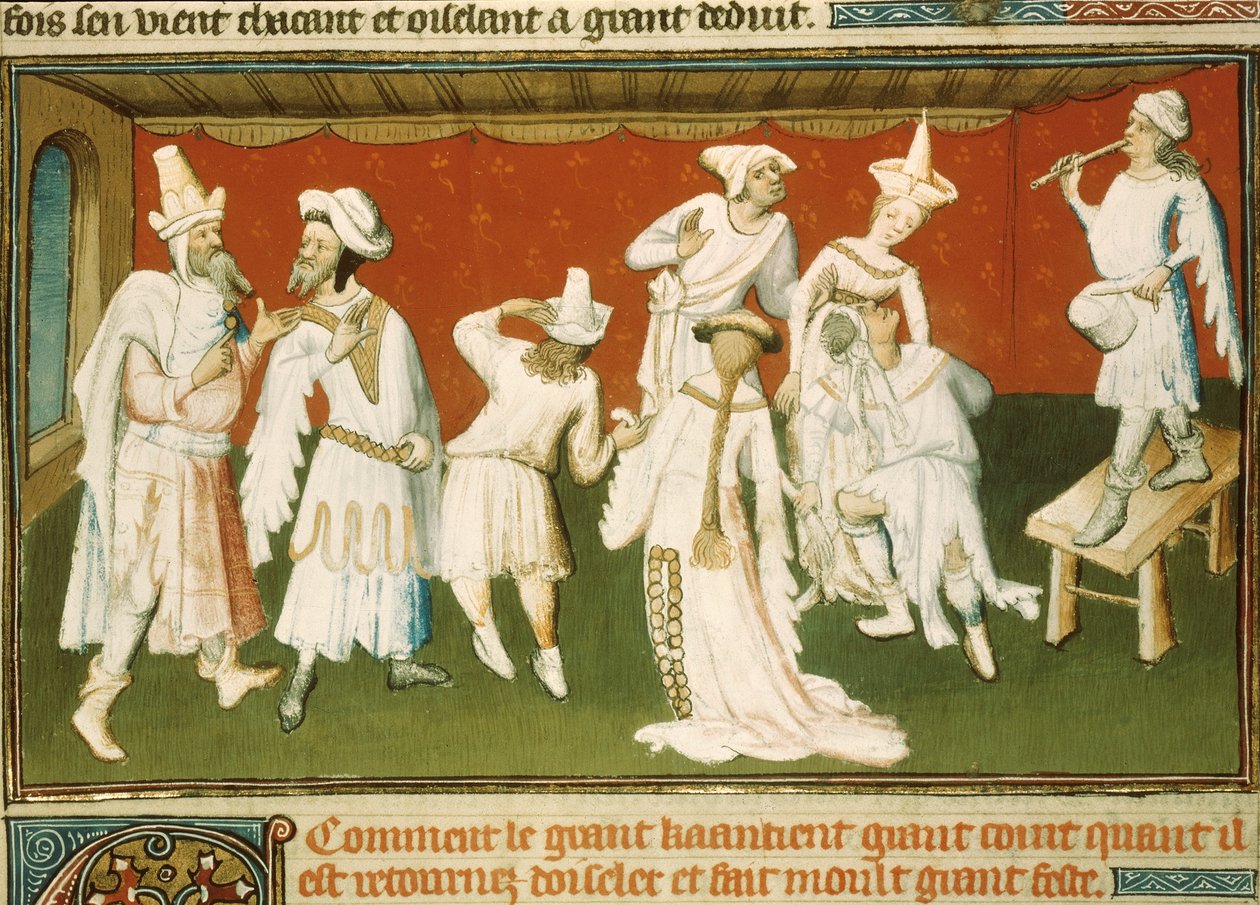 Ms Fr 2810, Festin offert par le Grand Khan à Khanbaliq, miniature du 