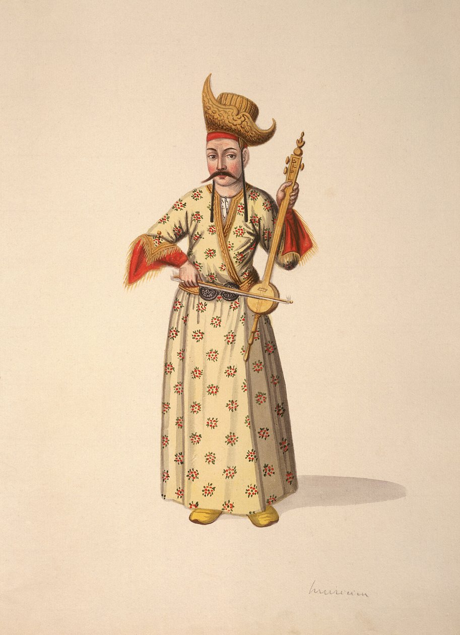 Musicien, période ottomane, troisième quart du XVIIIe siècle - French School