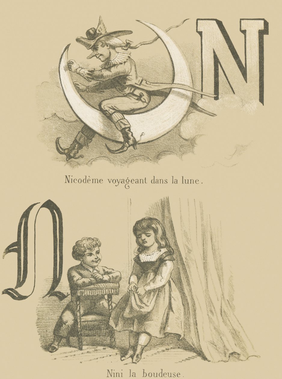Nicodème voyageant dans la lune/Nini la Décharge - French School