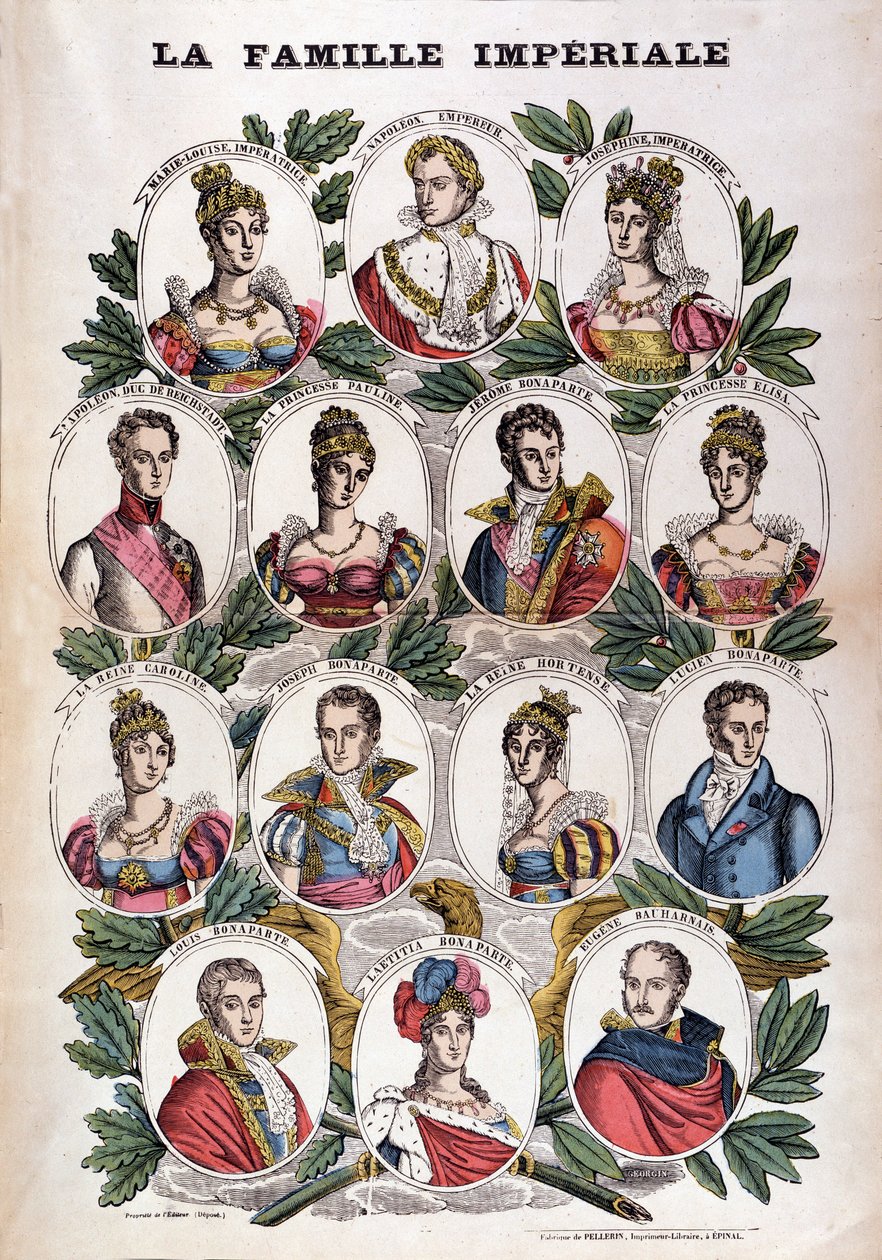 Napoléon Bonaparte et sa famille - French School