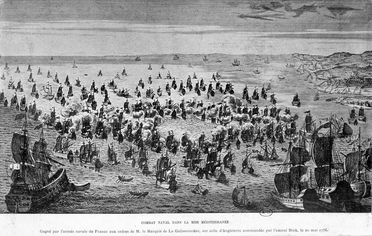 Bataille navale sur la mer Méditerranée, remportée par l