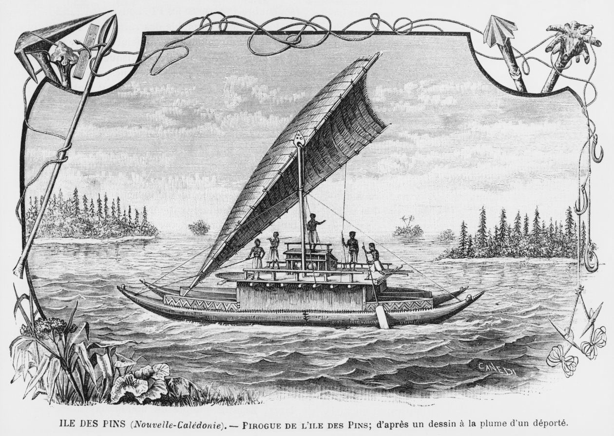 Nouvelle-Calédonie, pirogue de l