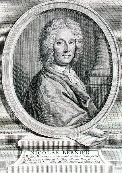 Nicolas Bernier (1665-1734) gravé par Etienne Fiquet (1719-94) - French School