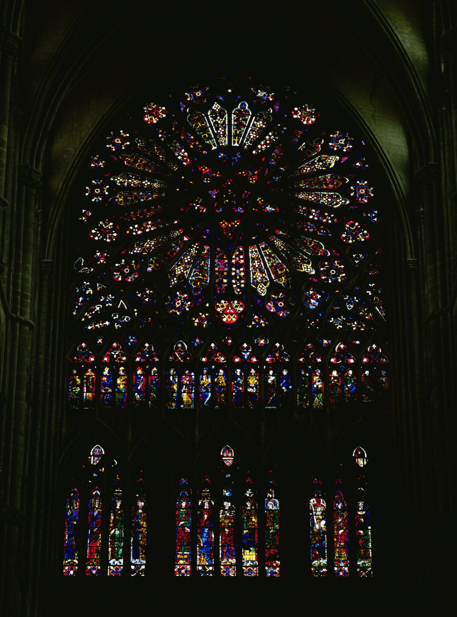 Fenêtre du transept nord - French School