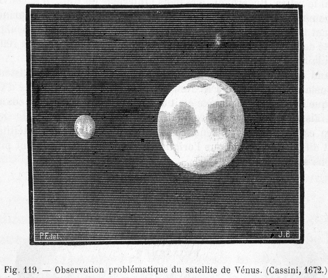 Observation problématique du satellite de Vénus (Cassini) - French School