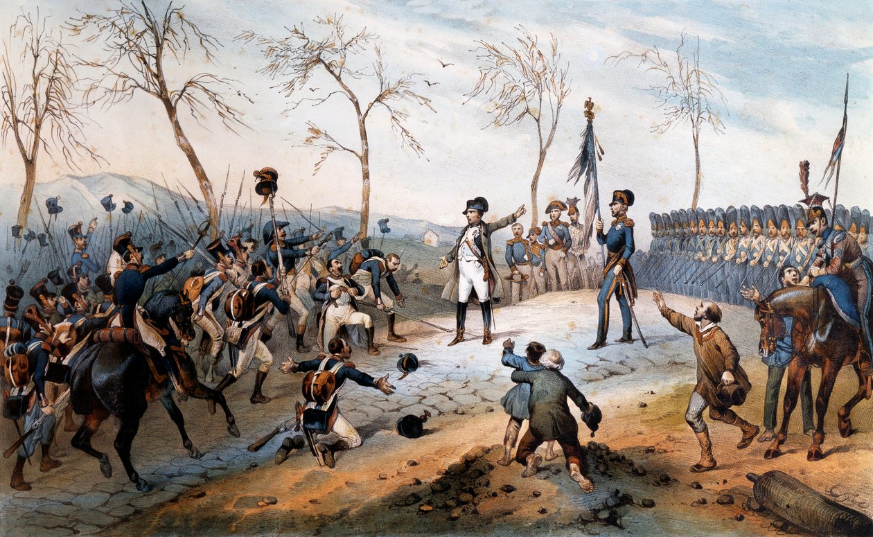 Cent jours: "Napoléon Bonaparte (1769-1821) revenant d