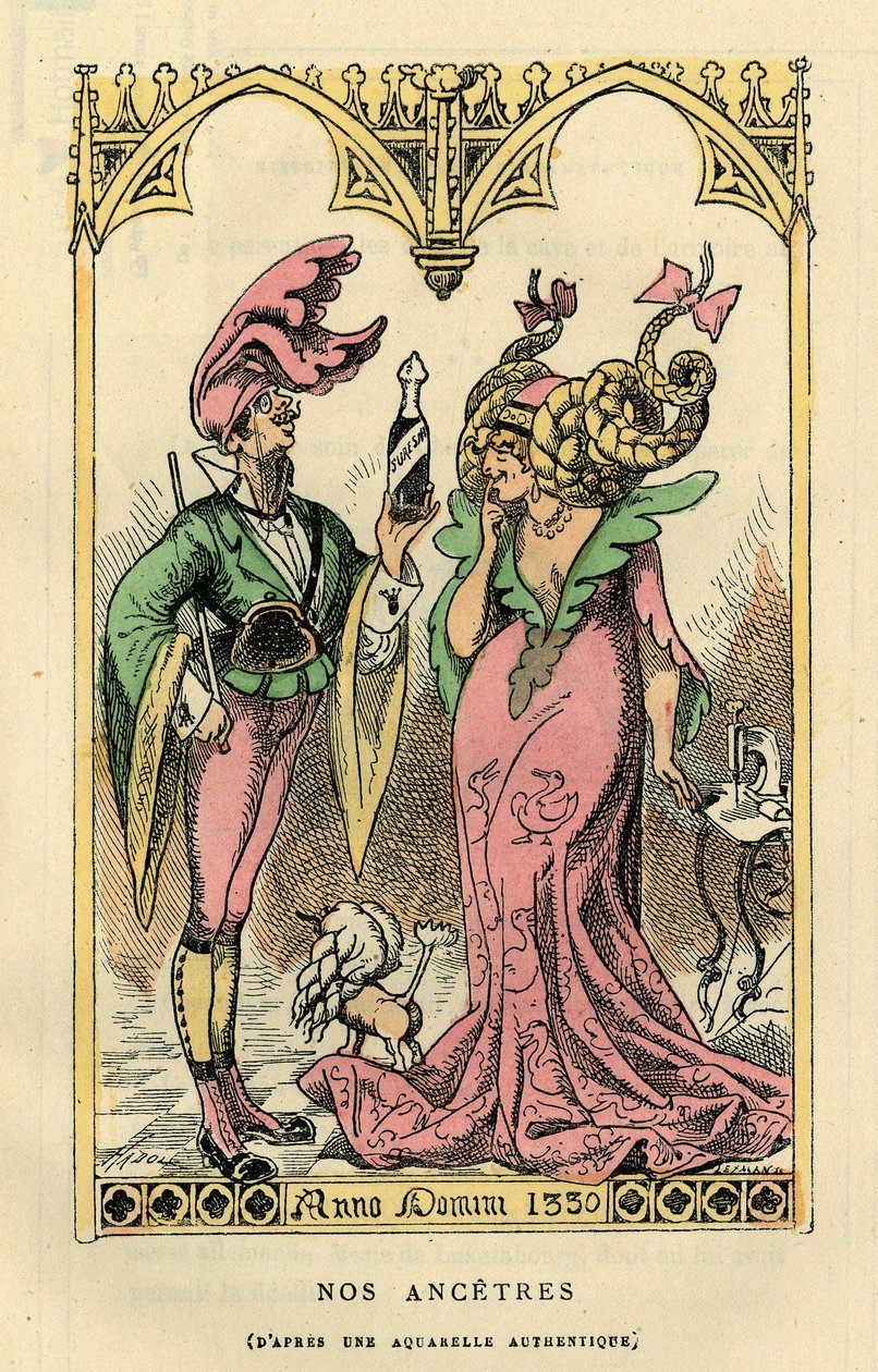 Nos ancêtres, caricature d