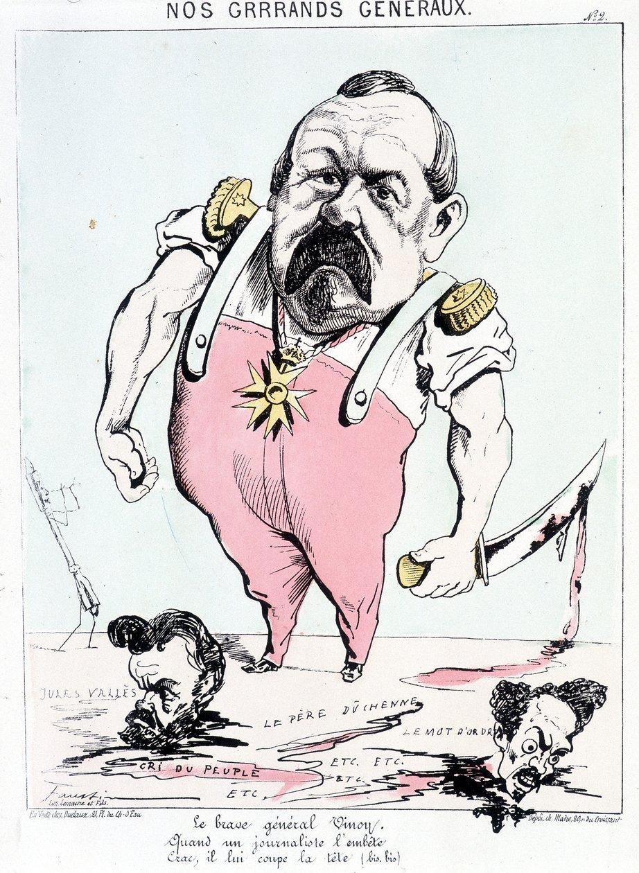Nos grands généraux : le brave Général Vinoy quand un journaliste l