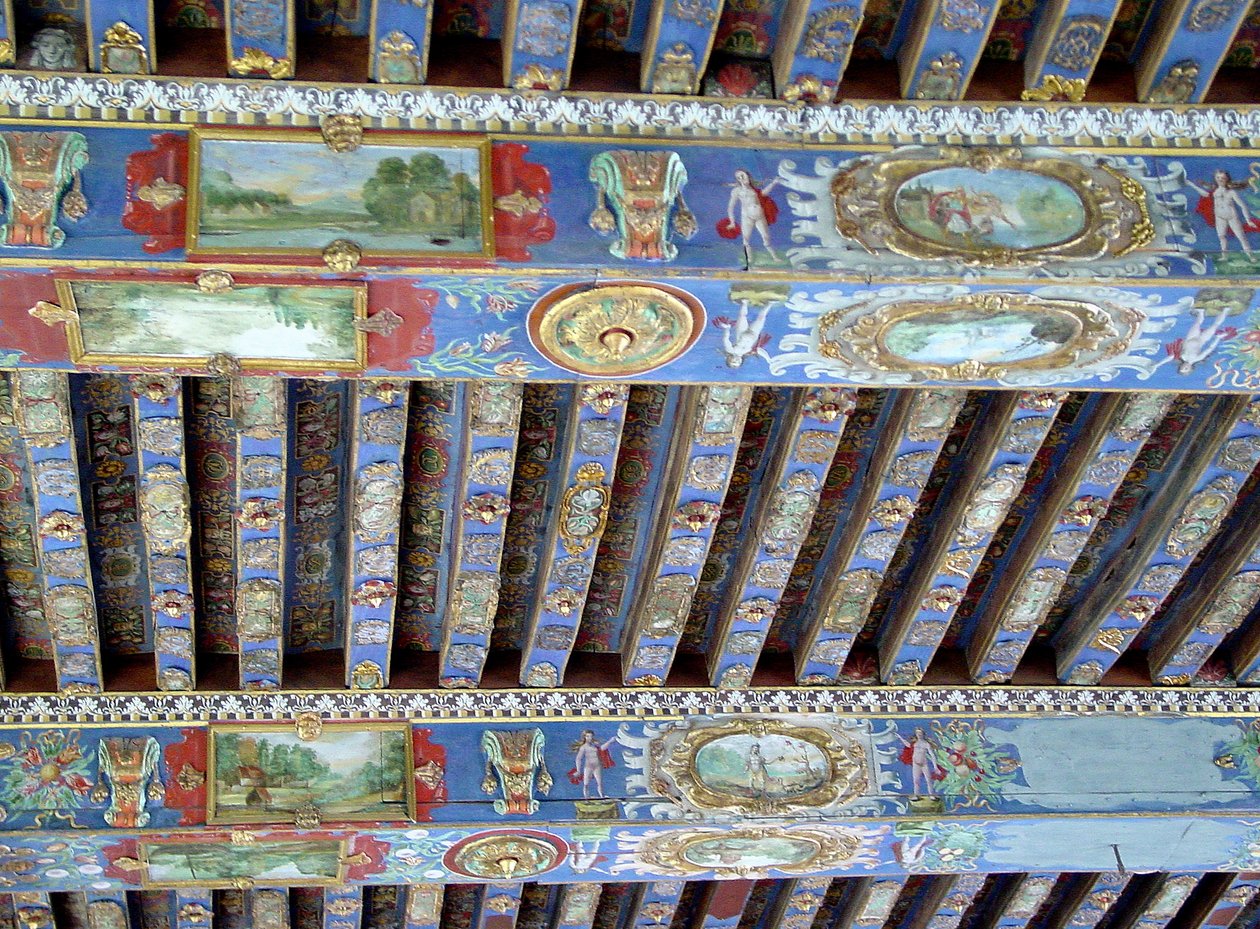Poutres peintes, Château d
