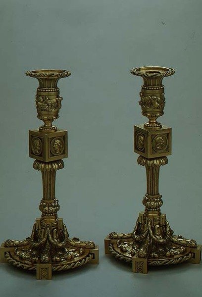Paire de chandeliers par Boucheron - French School