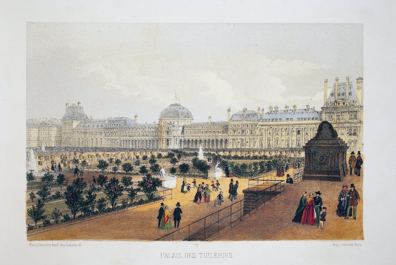 Palais des Tuileries, Paris - French School