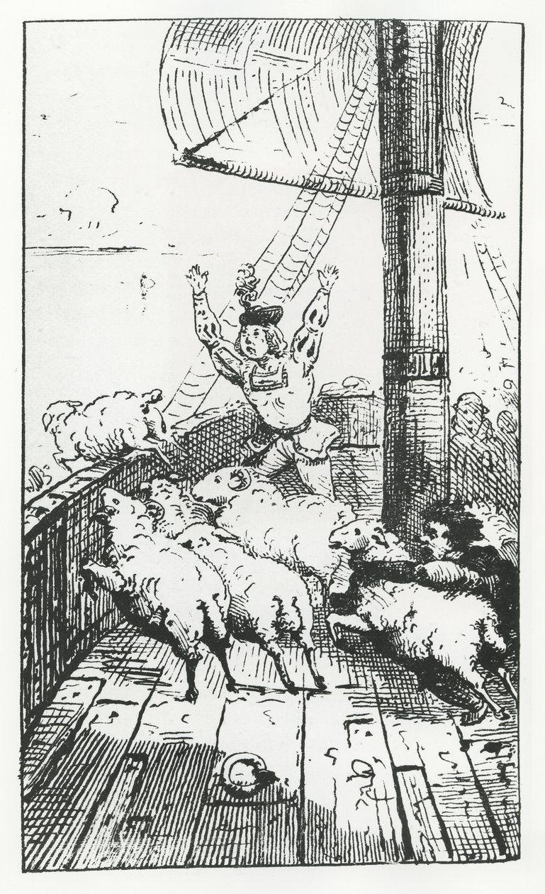 Les moutons de Panurge, illustration de 