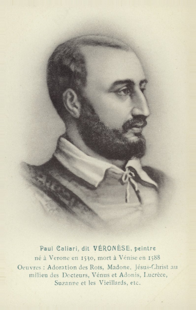 Paolo Veronese, peintre italien (lithographie) - French School