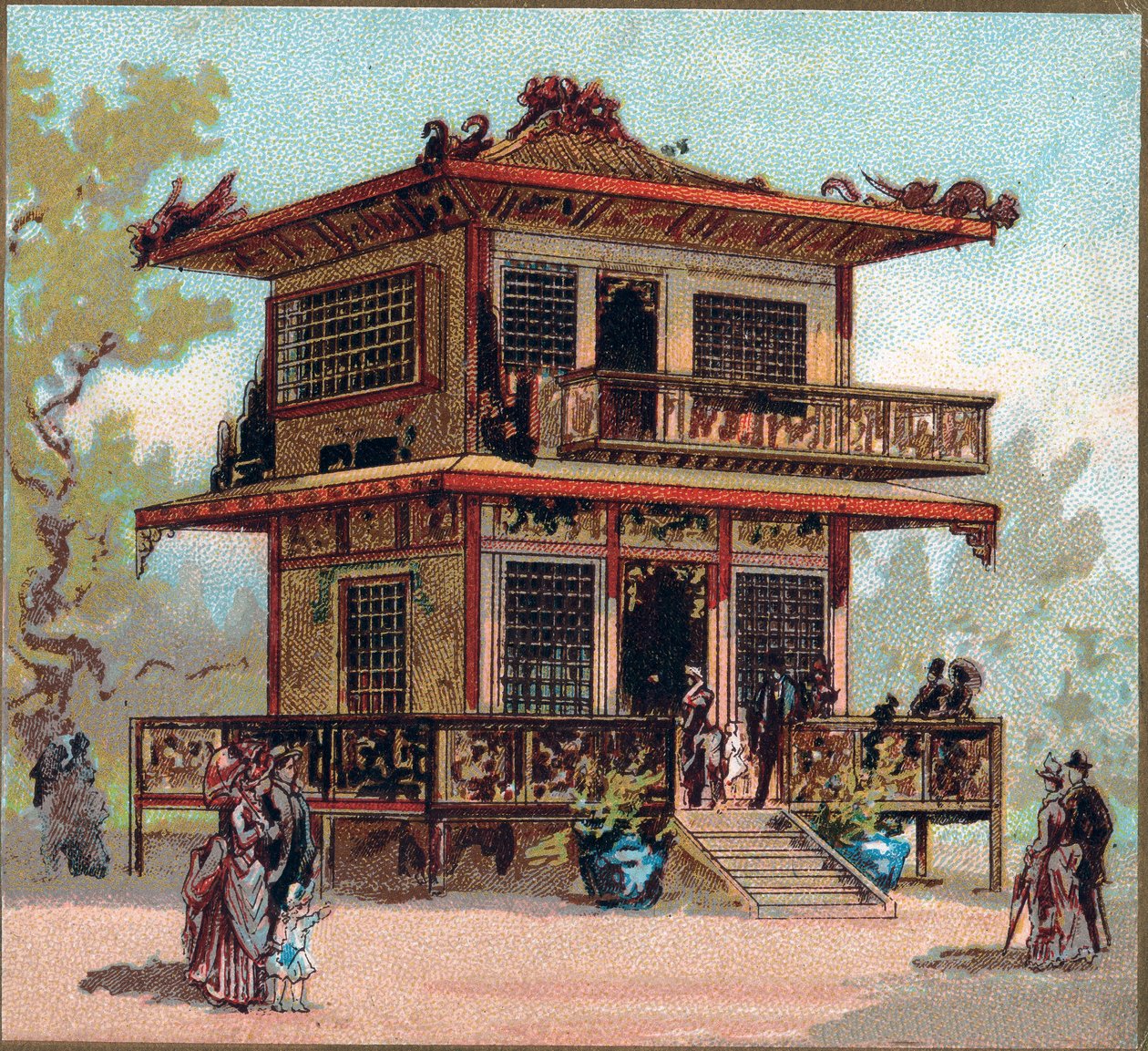 Paris. Exposition universelle de 1889 : le pavillon du Japon - French School
