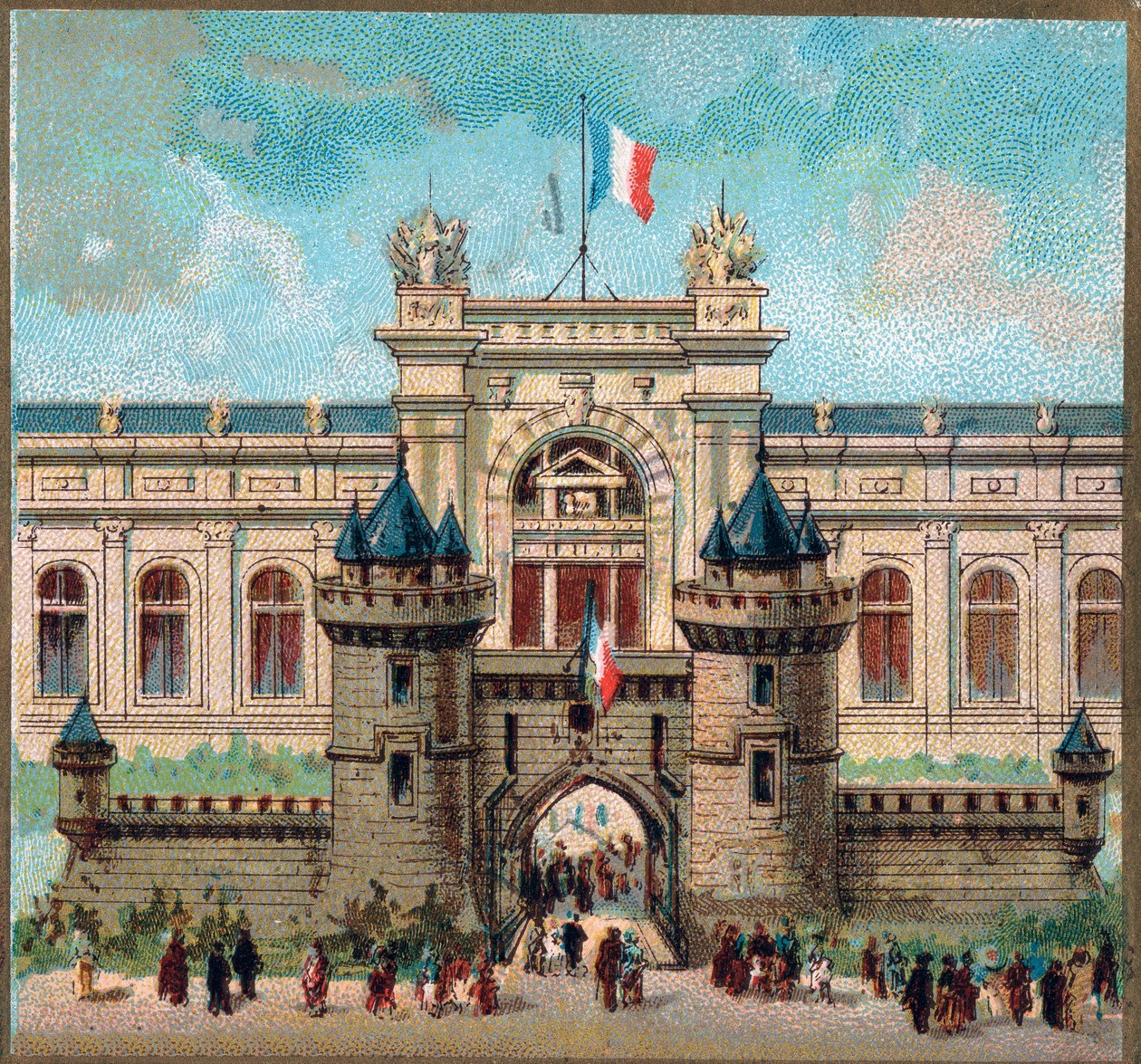Paris. Exposition universelle de 1889 : palais du ministère de la Guerre - French School