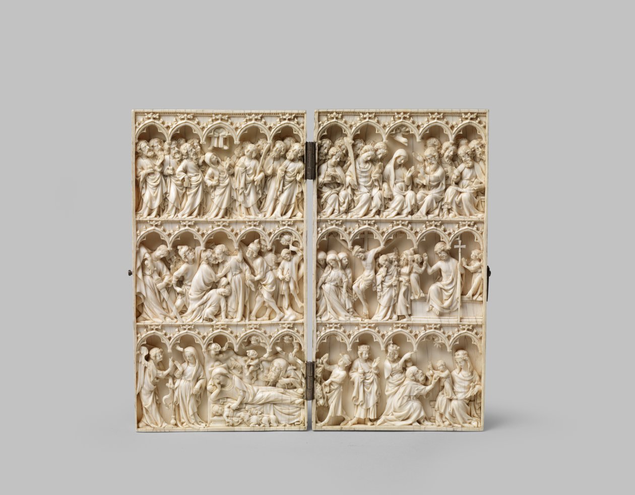 Diptyque de la Passion, XIVe siècle - French School