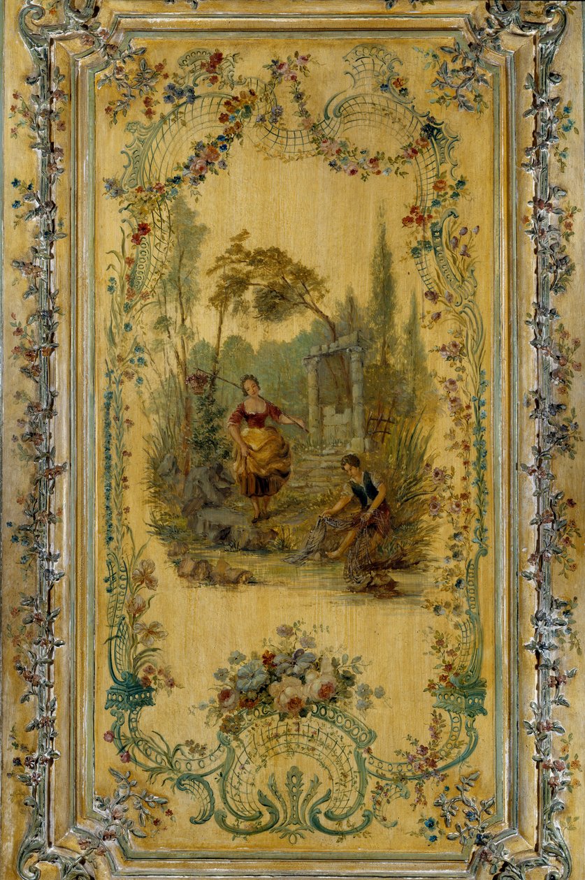 Scène pastorale, panneau de l