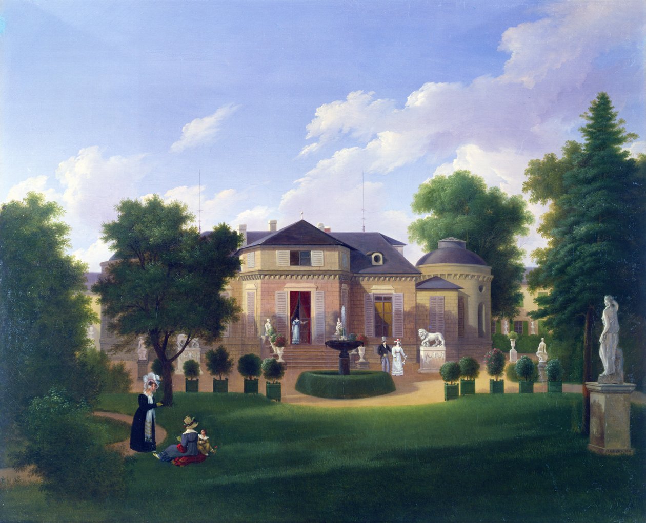Pavillon de la Folie-Beaujon à Paris, vers 1830 - French School