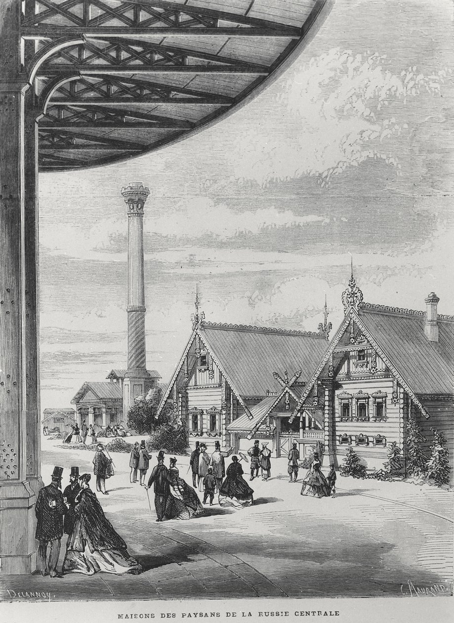 Maisons paysannes au pavillon russe à l