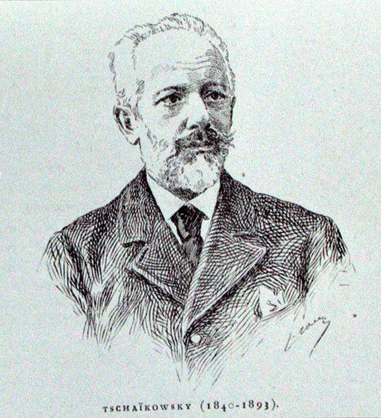 Piotr Ilitch Tchaïkovski (1840-93), illustration de 