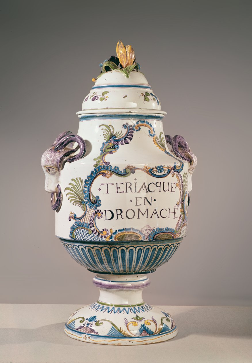 Pot pharmaceutique (faïence) - French School