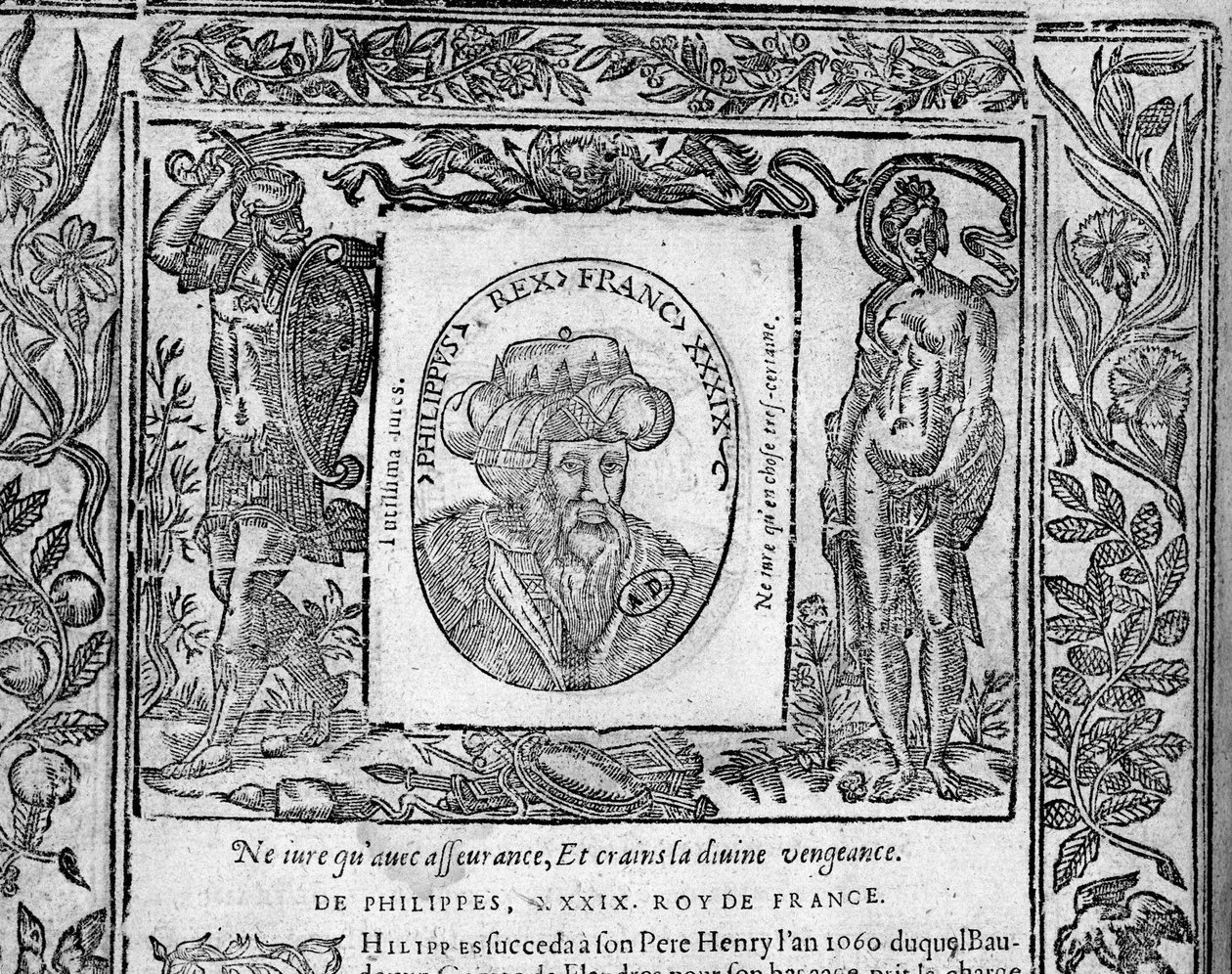 Philippe Ier - dans « Portraits des rois de France » - French School