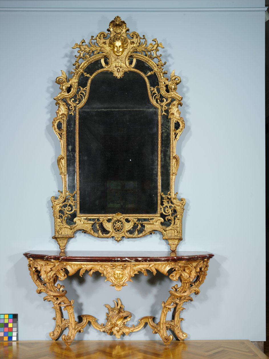 Miroir de cheminée - French School