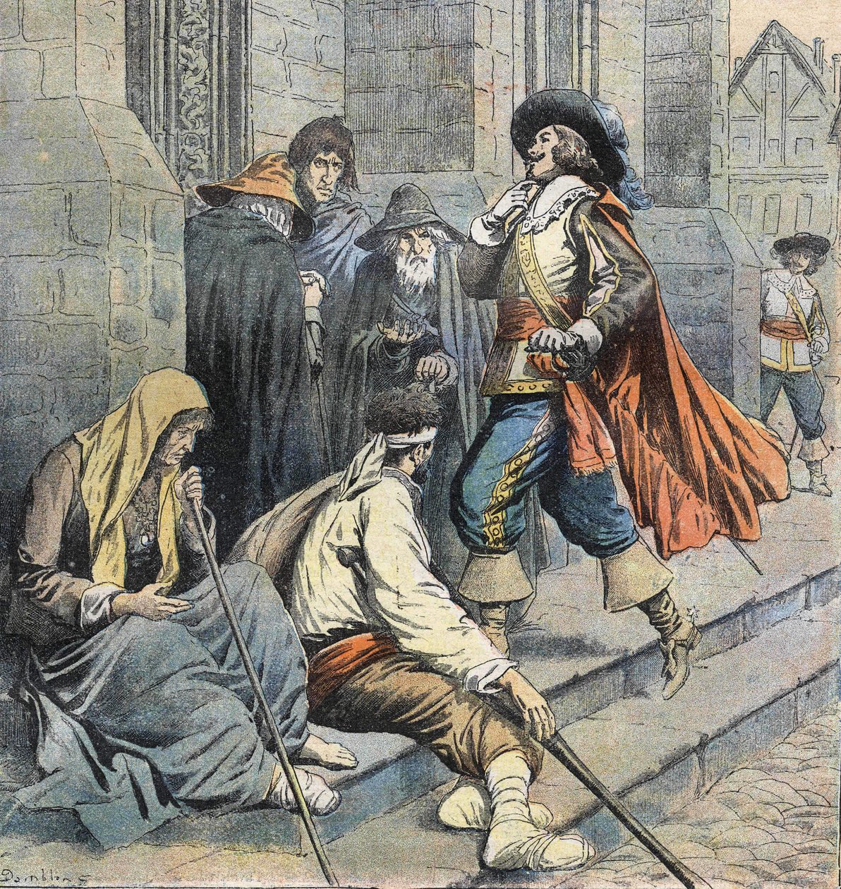 Porthos retournant à l