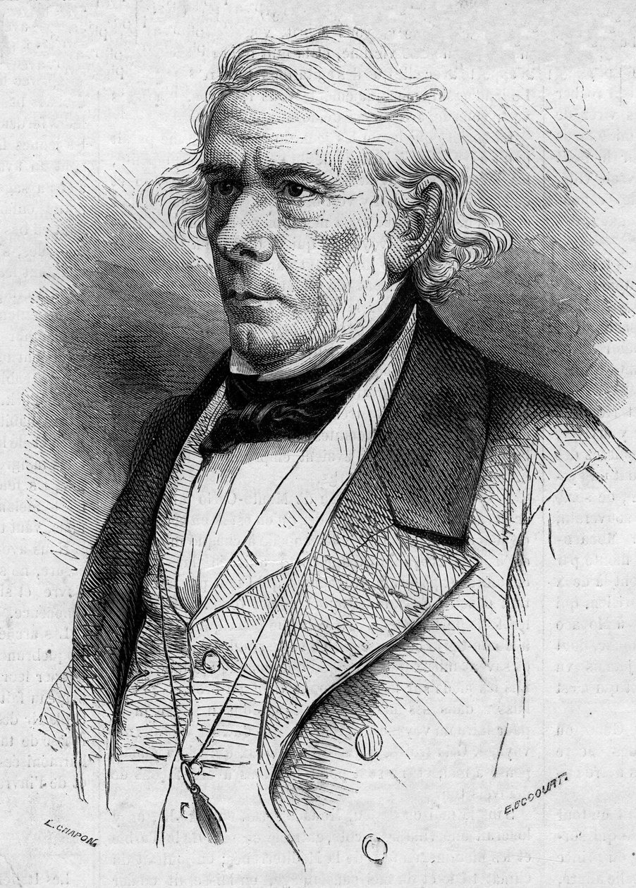 Portrait de Victor Cousin (1792-1867), philosophe et homme politique français, membre de l