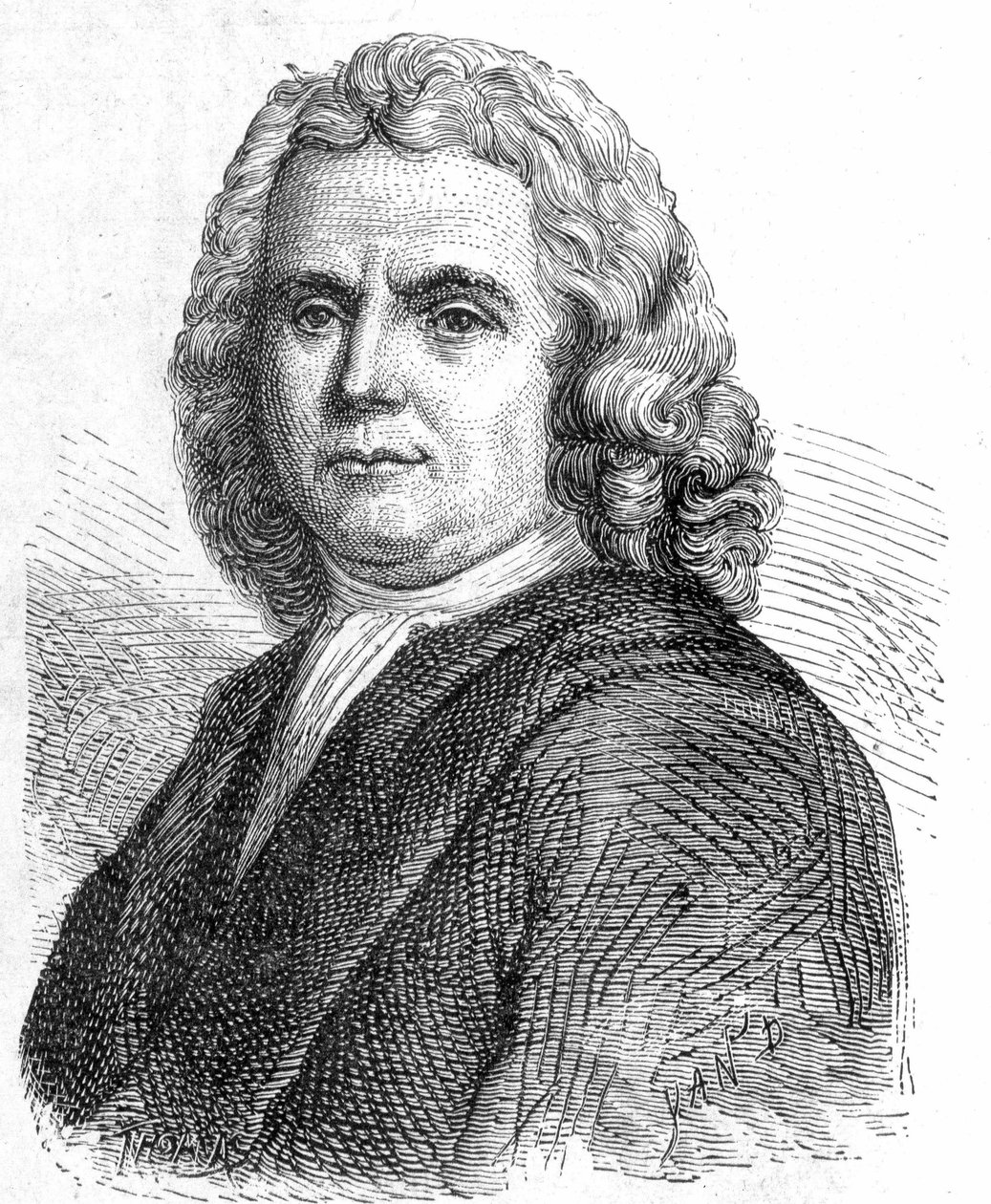 Portrait de Hermann Boerhaave (1668 - 1738), médecin et chimiste néerlandais (partisan de l