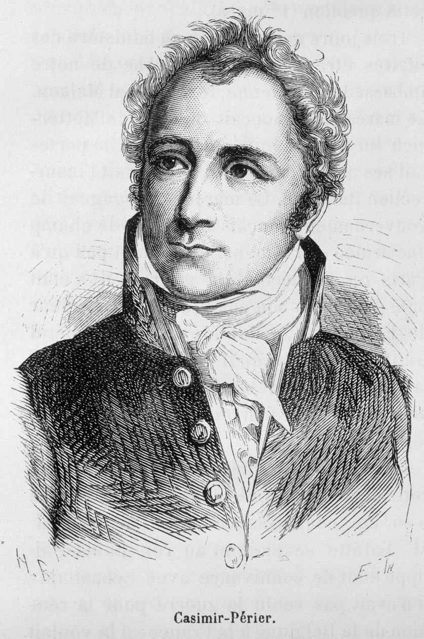Portrait de Casimir Périer (1811-1876) - dans "L