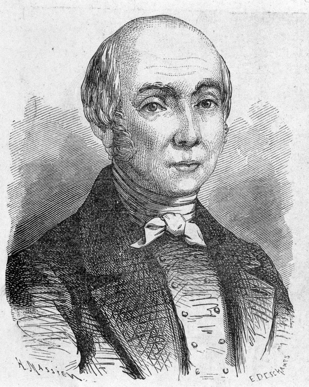 Portrait de Charles Dallery (1754 - 1835) - dans « Album de la Science ; savants illustres ; Grandes découvertes » 1896 - French School