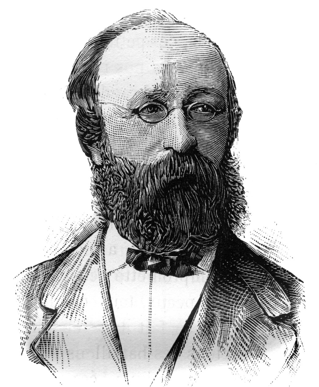 Portrait de Charles Demole, homme politique français. Gravure dans « Le Monde Illustré » - French School