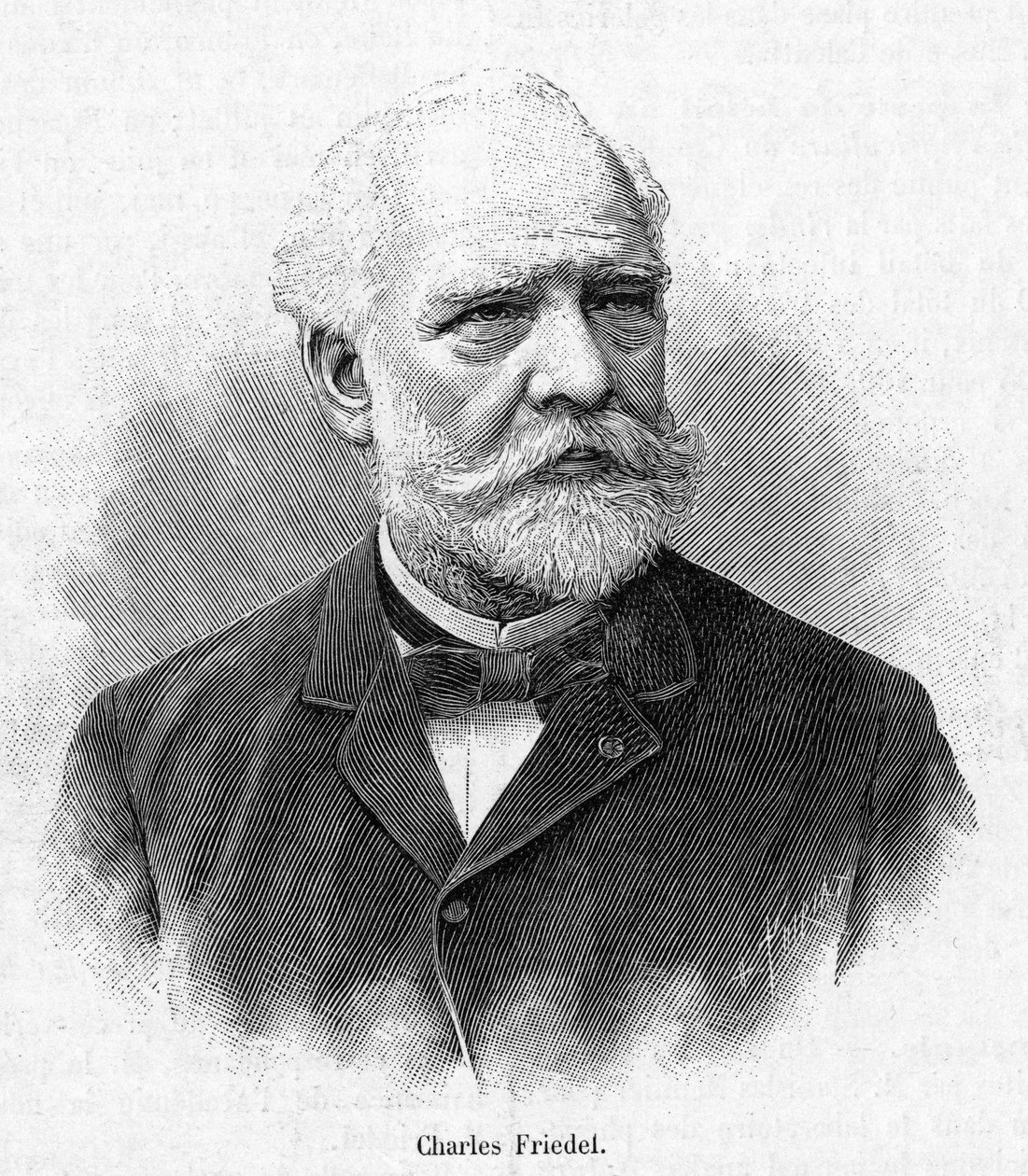 Portrait de Charles Friedel (1832-1899) chimiste et minéralogiste français - French School