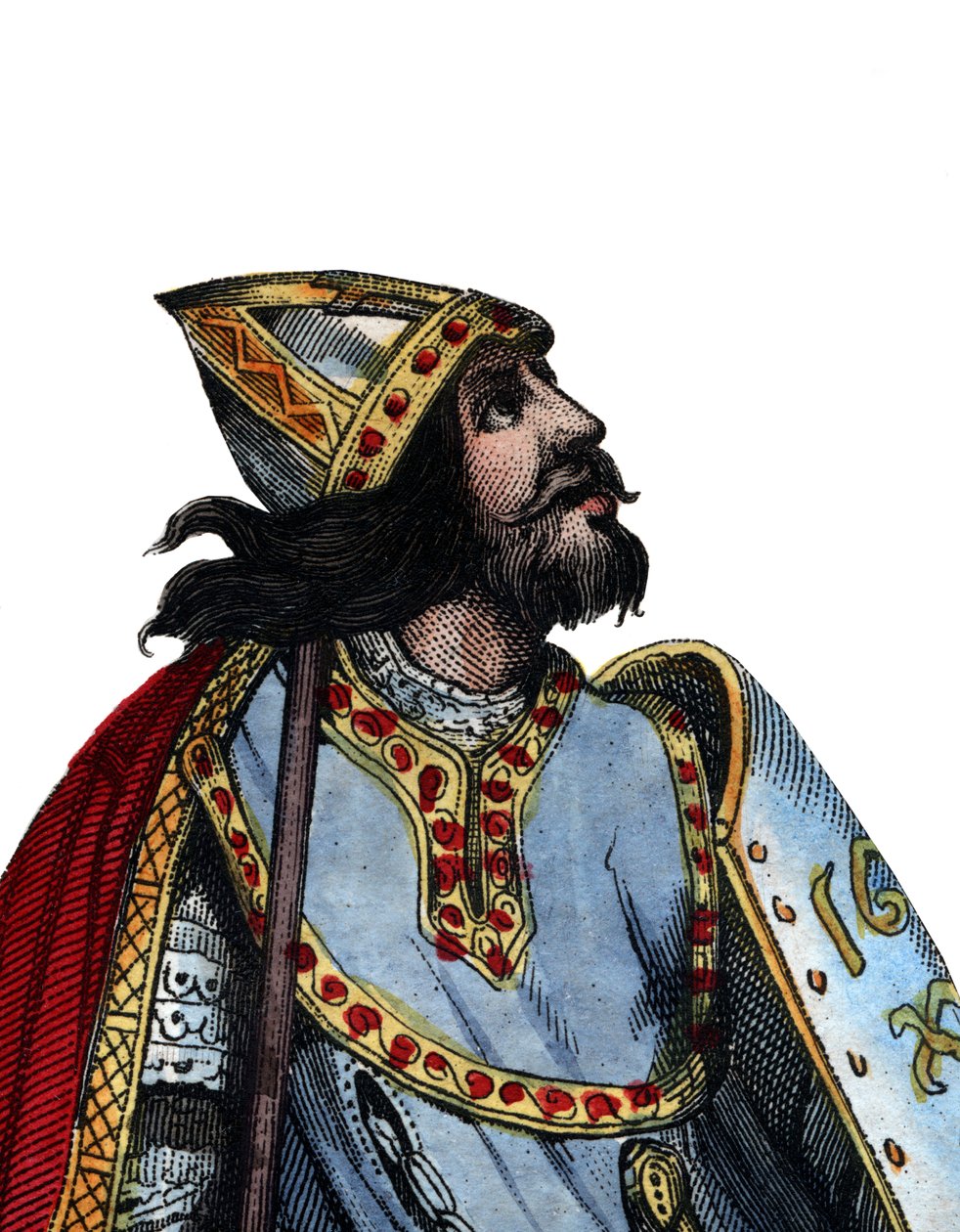 Portrait de Charles Martel (688-741) - French School